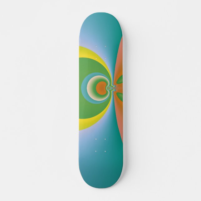 Farbiger Raum Skateboard (Vorne)