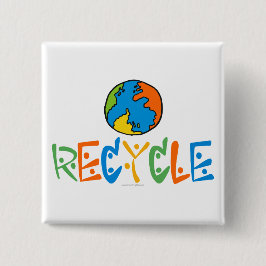 Farbiger Recycle Button