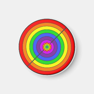 Farbiger Regenbogen Magnet