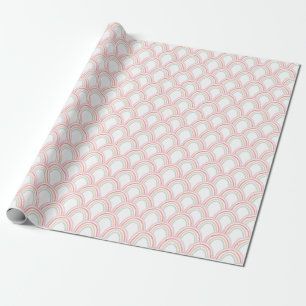 Farbiger Regenbogen Nahtlose Illustration Geschenkpapier
