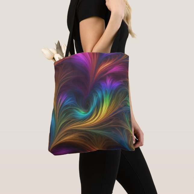 Farbiger Regenbogen-Swirl (Von Nahem)