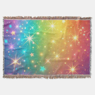 Farbiger Regenbogenstern Weltraum Decke