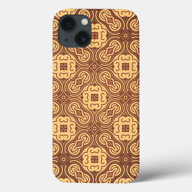 Farbiger Retro-Hintergrund Case-Mate iPhone Hülle (Rückseite)