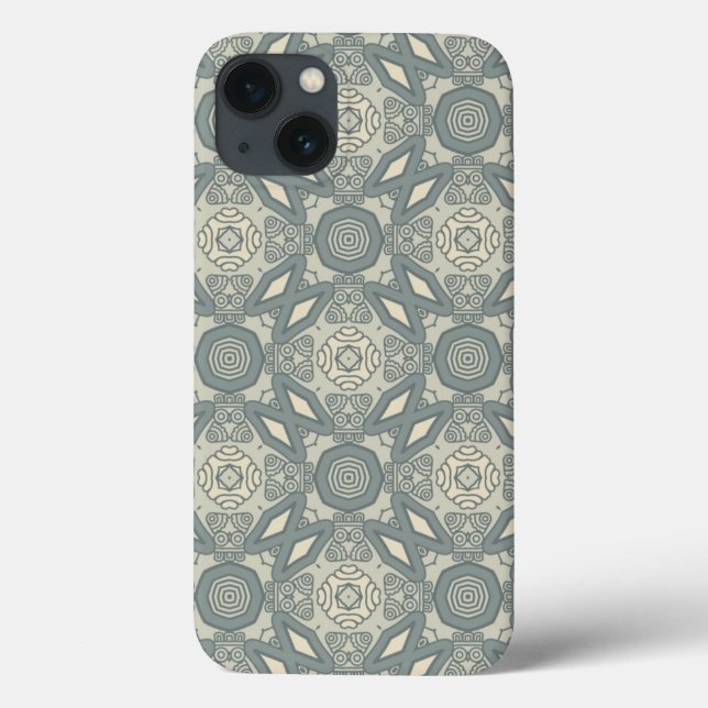 Farbiger Retromuster-Hintergrund 5 Case-Mate iPhone Hülle (Rückseite)