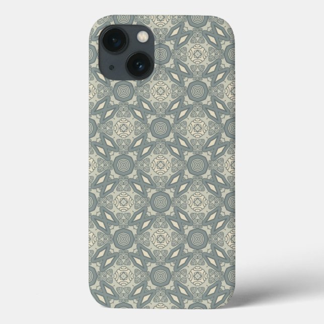 Farbiger Retromuster-Hintergrund 5 Case-Mate iPhone Hülle (Rückseite)
