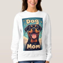 Farbiger Rottweiler-Hundemama