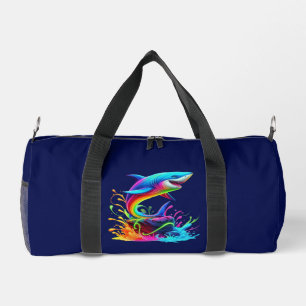 Farbiger Schlittschuh Duffle Bag