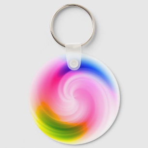 Farbiger Schlüsselanhänger Swirl