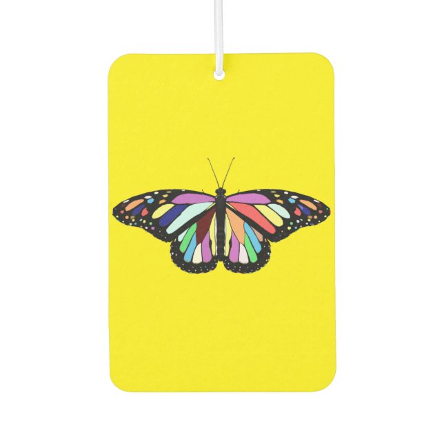 Farbiger Schmetterling Autolufterfrischer (Vorderseite)