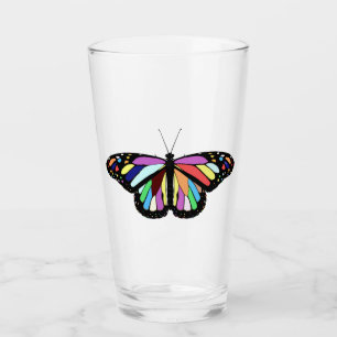 Farbiger Schmetterling Glas