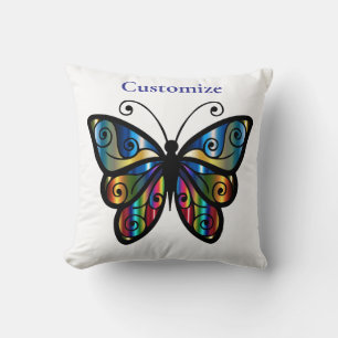 Farbiger Schmetterling Thunder_Cove Kissen