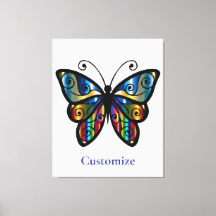 Farbiger Schmetterling Thunder_Cove Leinwanddruck