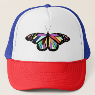 Farbiger Schmetterling Truckerkappe