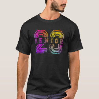 Farbiger Senior 2023 Abschlussjahrgang 2023 Abschl T-Shirt