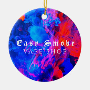 Farbiger Smoke Vape Shop Keramik Ornament