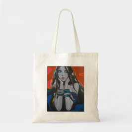 Farbiger Sommer Chic: Tote Bag von IZAartStudio Tragetasche