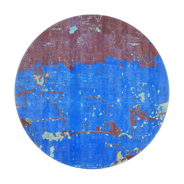 Farbiger Stahlrost: abstrakte Textur Schneidebrett (Vorderseite)