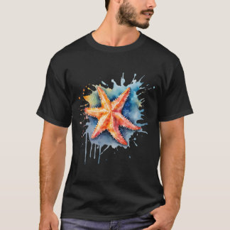 Farbiger Starfish T-Shirt