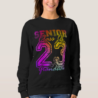 Farbiger Stolzer Großvater Süßes Herz Absolvent Se Sweatshirt