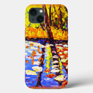 Farbiger Sumpf im Wald. Jetzt kaufen iPhone 13 Hülle