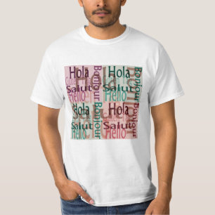 Farbiger T - Shirt für Männer
