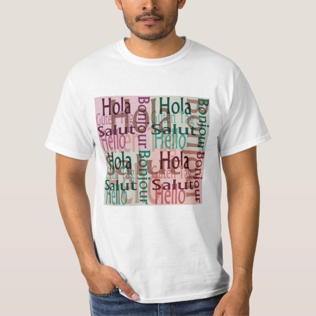 Farbiger T - Shirt für Männer (Vorderseite)