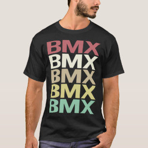 Farbiger Text BMX T-Shirt