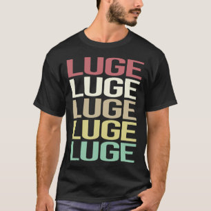 Farbiger Text Luge Luger T-Shirt
