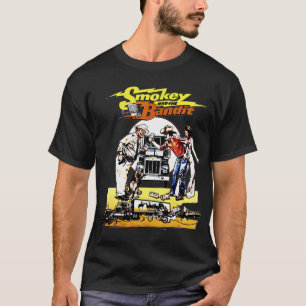 Farbiger Text Smokey und der Bandit Auto Film Kuns T-Shirt