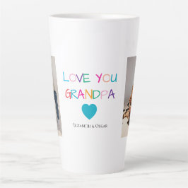 Farbiger Text und benutzerdefiniertes Foto "Liebe Milchtasse