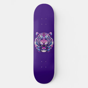 Farbiger Tiger Skateboard