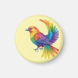 Farbiger Vogel Magnet
