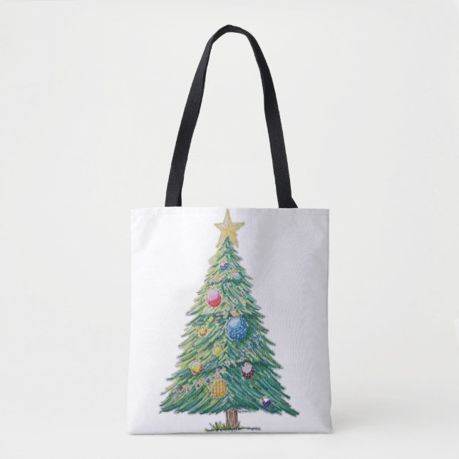 Farbiger Weihnachtsbaum (Vorderseite)