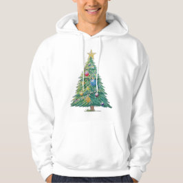 Farbiger Weihnachtsbaum Hoodie