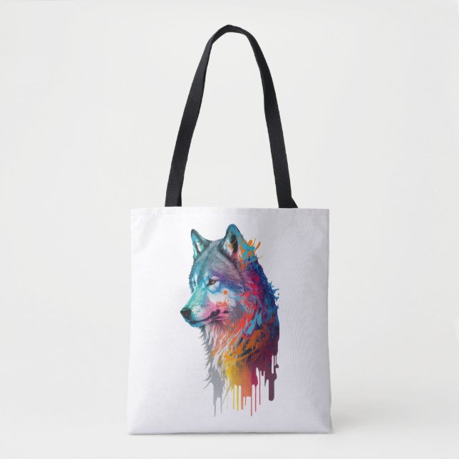 Farbiger Wolf (Vorderseite)