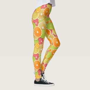 Farbiger Zitrus Leggings