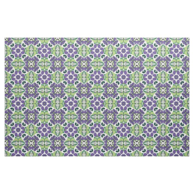 Farbiges Abstraktes Blumendesign Stoff (Fat Quarter (45,7 x 55,9 cm))