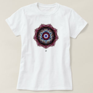 Farbiges abstraktes Muster (Alien Auge) T-Shirt