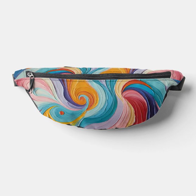 Farbiges abstraktes Muster Bauchtasche (Ablage )