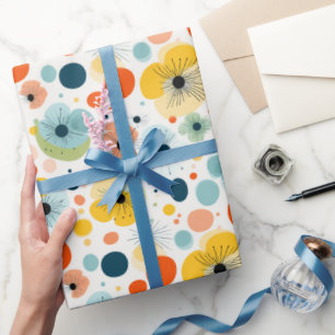 Farbiges Abstraktes Muster Geschenkpapier