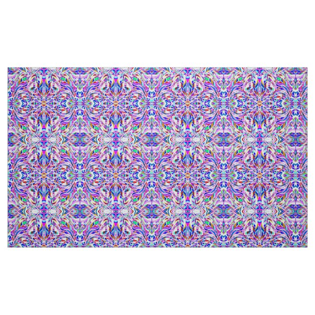 Farbiges abstraktes Muster Stoff (Fat Quarter (45,7 x 55,9 cm))