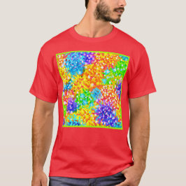 Farbiges Abstraktes Muster T-Shirt