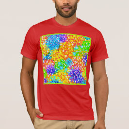 Farbiges Abstraktes Muster T-Shirt
