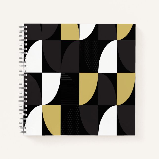 Farbiges Abstraktes Notebook Notizbuch (Vorderseite)