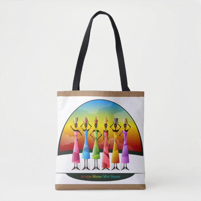 Farbiges afrikanisches Frauendesign (Vorderseite)