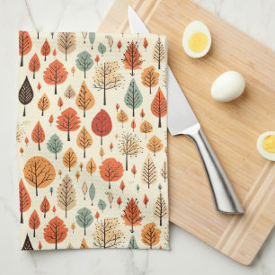 Farbiges Ahornleaf Geschirrtuch
