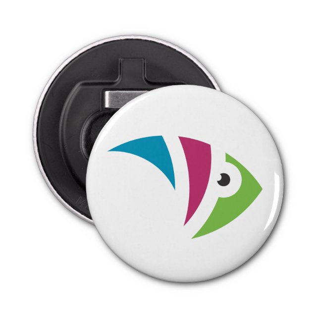 farbiges Aquarienfischdesign Flaschenöffner (Vorderseite)