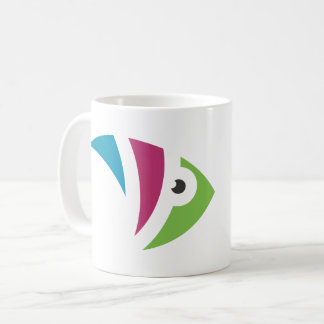farbiges Aquarienfischdesign Kaffeetasse