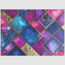 Farbiges Art Deco Tissue Paper Seidenpapier