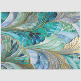 Farbiges Art Deco Tissue Paper Seidenpapier